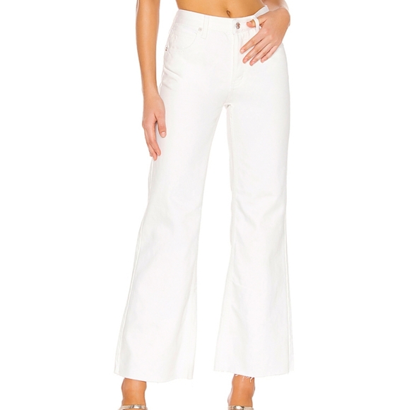 Free People | white flare jeans | Sz 10/30 - Picture 2 of 16